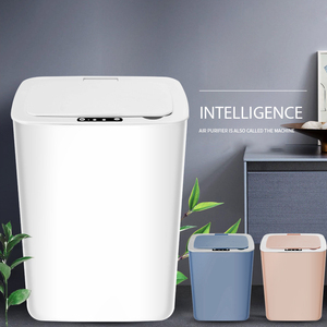 Self-Sealing 15L Trash Can Automatic Open Lid and Motion Sense Activated Garbage Bin Smart Home Electric Trash Cans