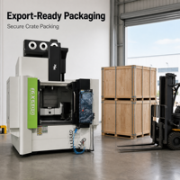 Centre d'usinage vertical CNC 5 axes MX400, machine de fraisage de précision moyenne intensité pour moteurs