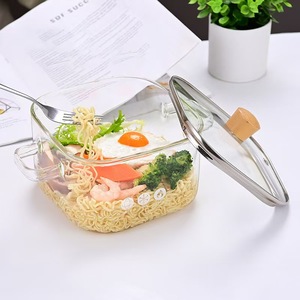 Juego de Ollas de Vidrio de Borosilicato Alto de 3L con Tapa, Nuevo en Fábrica, para Cocina Casera, Calentadores de Alimentos - Product Image 3
