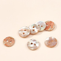 Boutons à pression en nacre d'ormeau dorée naturelle, coquillages authentiques haut de gamme, lavables, modernes, personnalisables, carrés/diamant/huitre