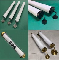 Boîte à lumière cylindrique en acrylique personnalisée, panneau publicitaire suspendu extérieur rond tendance, enseigne lumineuse pour bar