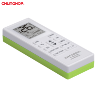 Control Remoto Universal para Aire Acondicionado SMASOON, Pantalla LED Digital Fija, Alcance de 10 m, Batería AAA, para Haier Hitachi