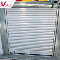 Porte à enroulement en aluminium pour camion, taille personnalisée OEM, logo, levage manuel, véhicule utilitaire, véhicule de sauvetage, directement de l'usine