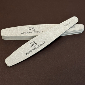 Lima <span class=keywords><strong>de</strong></span> <span class=keywords><strong>Uñas</strong></span> Profesional Doble <span class=keywords><strong>de</strong></span> Esmeril con Diseño Recto y <span class=keywords><strong>de</strong></span> Media Luna, Grano 80/100/150/180/240, Sin Electricidad - Product Image 6