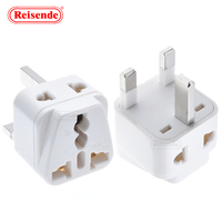 Convertisseur universel 100-240V AC royaume-uni vers ue Euro adaptateur européen prise blanche prises de voyage royaume-uni adaptateur prise de conversion avec CE RoHS