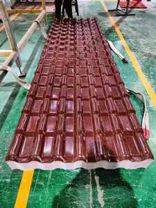 Láminas de Techo de PVC ASA Ligeras, Duraderas y Ecológicas, Tejas de Plástico UPVC para Residencias, Lámina de UPVC Corrugada - Product Image 1