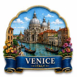 Imán de Resina 3D Moderno para Refrigerador, Colección de Lugares Emblemáticos de Ciudades: París, Viena, Praga, Budapest, Venecia, <span class=keywords><strong>Barcelona</strong></span> - Product Image 4