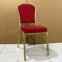 Chaise de banquet de haute qualité pour hall d'hôtel, chaise Mitre économique pour la location, chaise d'hôtellerie empilable, chaises de banquet d'hôtel en gros