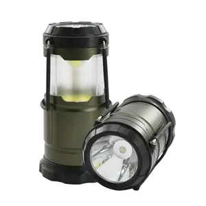 Durapower 2 in 1 Multifunktions lm Flutlicht Tragbare Taschenlampe Hängen Einziehbare Outdoor Vintage LED Camping Laterne