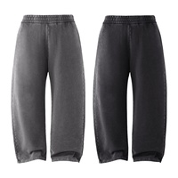 Pantalon ample en maille épaisse à taille élastique, effet délavé batik; finition usée et délavée; marque de streetwear Scimitar