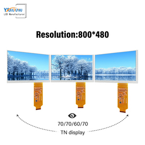 Innolux <span class=keywords><strong>7</strong></span> inch <span class=keywords><strong>LCD</strong></span> module hiển thị bảng điều khiển 500 nits độ sáng <span class=keywords><strong>chimei</strong></span> <span class=keywords><strong>LCD</strong></span> cổ điển mô hình 800x480 Độ phân giải bền hiển thị - Product Image 4