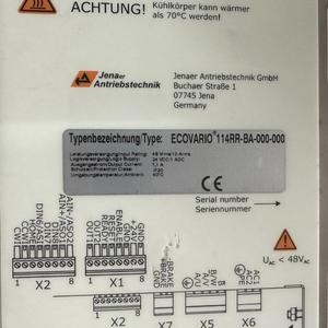 Tout neuf et 100% original Jenaer ECOVARIO 114RR-BA-000-000 Drive/Servo Control - Product Image 4