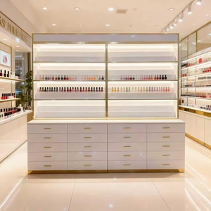 Étagère murale en bois pour vernis à ongles, présentoir pour vernis à ongles pour salon de manucure <span class=keywords><strong>professionnel</strong></span> - Product Image 1