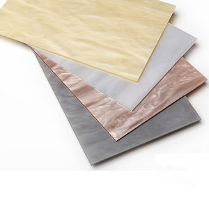 도매 진주 조개 아크릴 시트 3mm 맞춤형 아름다운 DIY 수공예 장식 흰색 커팅 서비스 13가지 색상 - Product Image 4