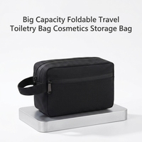 Trousse de Toilette de Voyage Pliable et Résistante à l'Eau pour Articles de Toilette et Cosmétiques