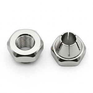 Custom CNC Turn-Mill Stainless Steel Slotted Spring Clamping Nut Split Collet Lock Nut for Tool Fixture - Product Image 2