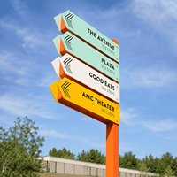 Système de signalisation directionnelle extérieure personnalisé en aluminium pour parcs, parkings et sentiers – Fabrication OEM disponible