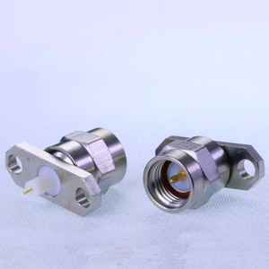 SMA362NS-0032 SMA-stekker Dia16mm <span class=keywords><strong>2</strong></span>-gaats flens met rond contact (0,3L=1,5) PTFE L=3,<span class=keywords><strong>2</strong></span> 18GHz VSWR1.<span class=keywords><strong>2</strong></span> en 27GHz VSWR1.3 - Product Image 1