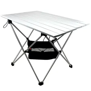 Table pliante de pique-nique en plein air Table de pêche en alliage d'aluminium super légère chaise de camping pique-nique autonome