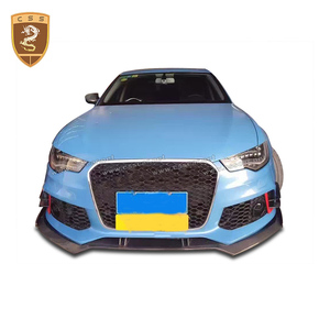Accesorios de coche decoración exterior labio delantero divisor para ad <span class=keywords><strong>rs6</strong></span> c7 piezas de carbono - Product Image 4