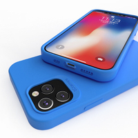 Vente en gros de coques de téléphone en silicone TPU de 2,0 mm pour iPhone, coque de téléphone en silicone souple pour iPhone 12