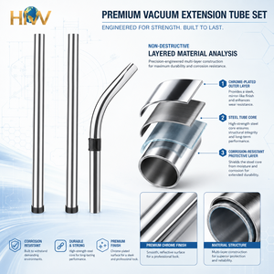 FIND SPARE 32mm Electric Chrome Bundle 3 Tube d'extension pour tuyaux 2548037 Ensemble de tiges pour aspirateurs domestiques Henry <span class=keywords><strong>Hetty</strong></span> - Product Image 3