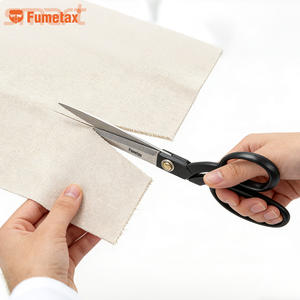 Tijeras de Costura de Precisión FUMETAX con Múltiples Capas de Tela, Hojas de Acero Inoxidable de 8 <span class=keywords><strong>y</strong></span> 10 Pulgadas, Mangos Ergonómicos Resistentes, Dedales Intercambiables - Product Image 1