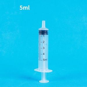 Jeringas médicas graduadas desechables Jeringas envasadas individualmente Jeringas veterinarias de 5 ml sin agujas - Product Image 1