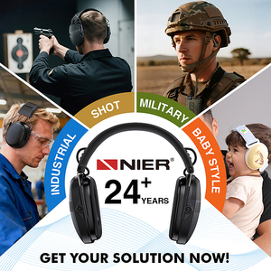 Nier Atış Gürültüsü ANC Aktif Hz Engelleyici Özel Elektronik Çocuklar için Köpek Bebek Çocuk İşitme Koruyucu Kask Güvenlik Kulaklıkları - Product Image 6