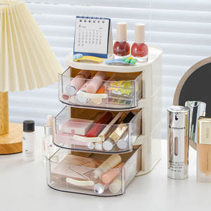 Boîte de rangement cosmétique JF-A2334 JF-A2335, type tiroir de bureau, grande capacité, organiseur de maquillage pour produits de soin de la peau - Product Image 3