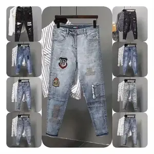 New Jeans Famous Brand Designer Trend Denim Pants Denim Fit Deming Pants Wholesale Jeans Men Amirys Jeans Woven High Waist