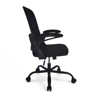 Chaise de bureau de luxe moderne en tissu maillé, confortable, ergonomique, pivotante, pour ordinateur, vente en gros, accessoires inclus