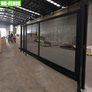 12 ans d'usine directe 1m-9m ouverture automatique porte coulissante double voie porte industrielle - Product Image 3