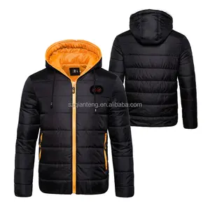 AQTQ Machine Washable Rechargeable 5V USB Electric Dual Hooded Winter Heated Jacket For Men And Women