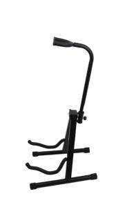 حامل جيتار ثلاثي القوائم عالمي مع حزام أمان، حامل عمودي مرتفع للجيتار الصوتي والكهربائي والباس والكلاسيكي - Product Image 2