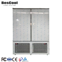 Congélateur vertical à plateaux personnalisés avec compresseur Tecumseh, direct usine, -80°C ℃   Pour la chaîne du froid / Usine de boissons lactées