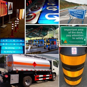 Film super réfléchissant de classe II et classe IV, panneaux de signalisation routière, autocollants réfléchissants de qualité supérieure EGP, personnalisables - Product Image 2