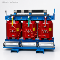 Transformateur à double enroulement à sec, redresseur triphasé, noyau en acier au silicium laminé en résine coulée, norme IEC60076, tension KVA personnalisée