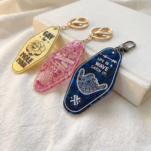 Portachiavi in Acrilico Personalizzato con Logo Stampato o Smaltato per Hotel e <span class=keywords><strong>Motel</strong></span>, Etichetta Retrò per Chiavi di Stanza, Souvenir per Bar e Caffè - Product Image 2