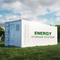 Système de stockage d'énergie conteneurisé 200 kWh 400 kWh, batterie LiFePO4 1 MWh pour application en conteneur ESS