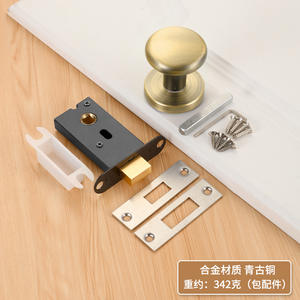 Zinc Alloy Single-Sided Concealed Door Lock Keyless Design for Cabinets Hotels Apartments Kitchens Easy Installation - Product Image 5