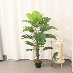 ใบไม้มอนสเตอร่าเทียมคุณภาพดี ทนทาน เป็นมิตรกับสิ่งแวดล้อม ผลิตจากพลาสติกคุณภาพสูง เหมาะสำหรับตกแต่งภายในบ้าน - Product Image 2