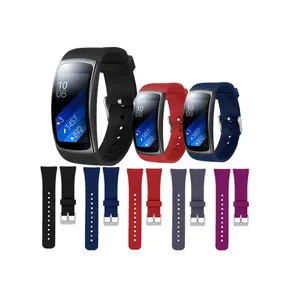 Gelang Pengganti Silikon untuk Samsung Gear Fit 2 SM-R360 Jam Tangan Pintar