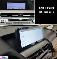 ACARDASH Qualcomm Snapdragon 8 cœurs, écran Android 14 de 12,3 pouces, 1920*720, navigation, Carplay, prise en charge 360 pour Lexus RX 2013-2014