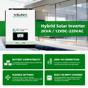 ซันเน็กซ์ ออลอินวัน ไฮบริด 2KVA 12V 1600 วัตต์ SUX-PRO 2KW SUX-PRO 2KW - Product Image 2