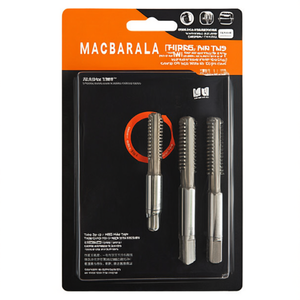 Juego de 3 Machos de Roscar HSS TA1600 DIN 352 ISO 2.6H y Troqueles - Product Image 2