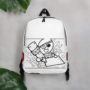 Cómics IW # Mochila Moderna Minimalista 39, para PC, de Poliéster, con Sistema de Transporte Cómodo y Cierre de Cordón - Product Image 3