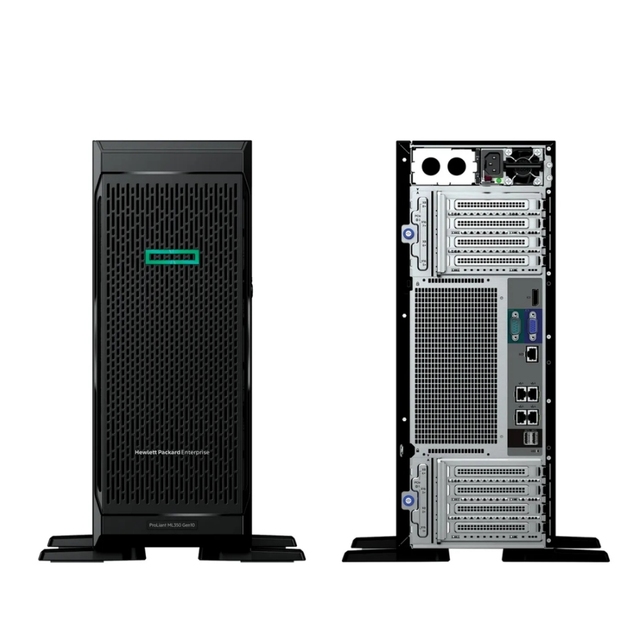 H P E ML350 G10 Tower Server Used Stock Intel Xeon Processor 1.7 GHz-3.8 GHz