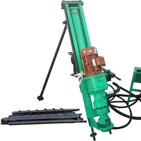 Appareil de forage de puits d'eau DTH portable hydraulique électrique personnalisé petite perceuse de puits de forage
