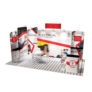 Hot bán Triển Lãm Đứng 3x3m bền nhôm ống căng thẳng vải triển lãm thương mại hiển thị gian hàng đứng cho tổ chức sự kiện - Product Image 2